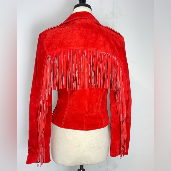 Van Palma Suede Fring Motorcycle Jacket - Picture 5 of 7